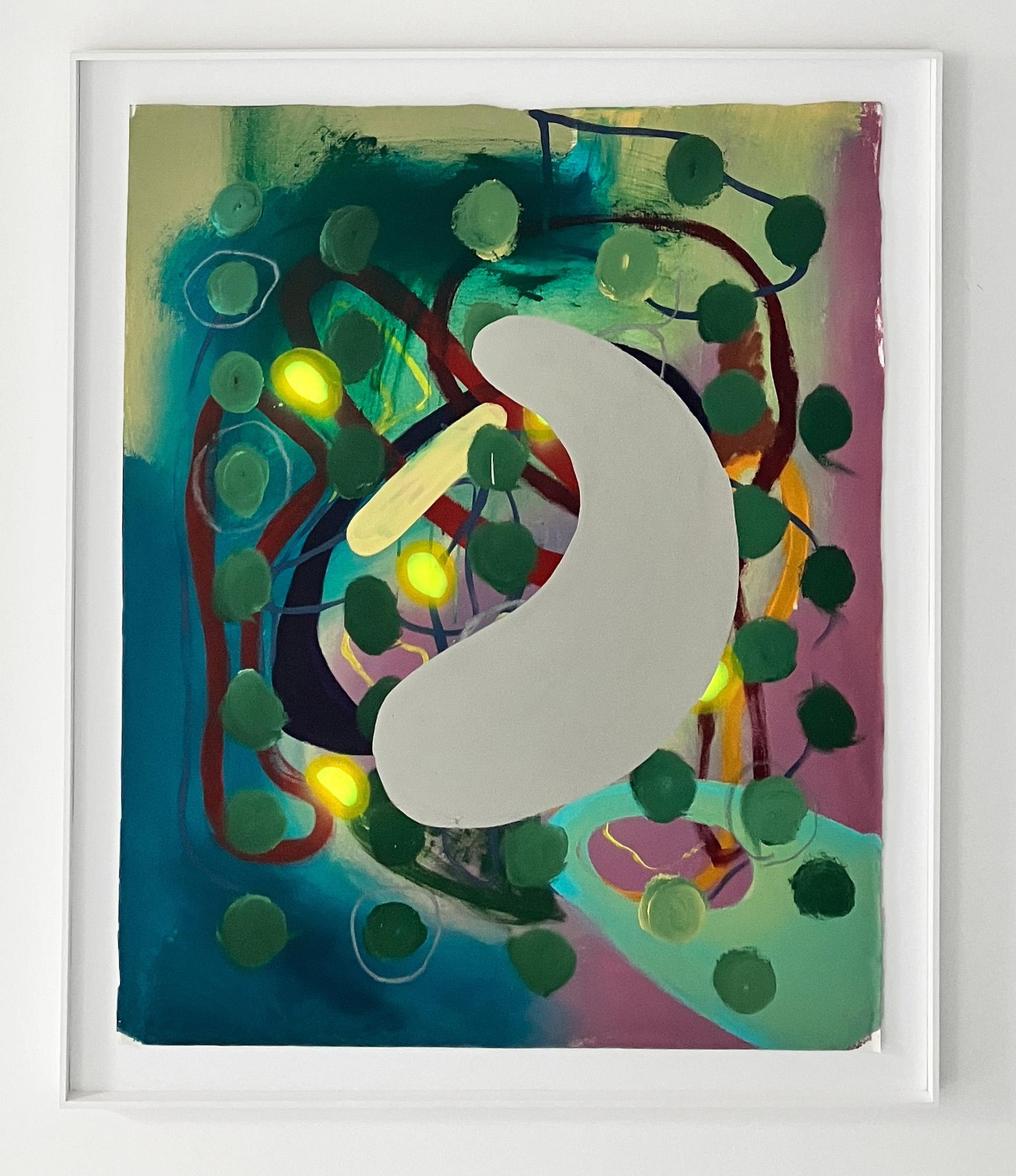 Séptico II, Tecnica mista Pittura astratta su tela