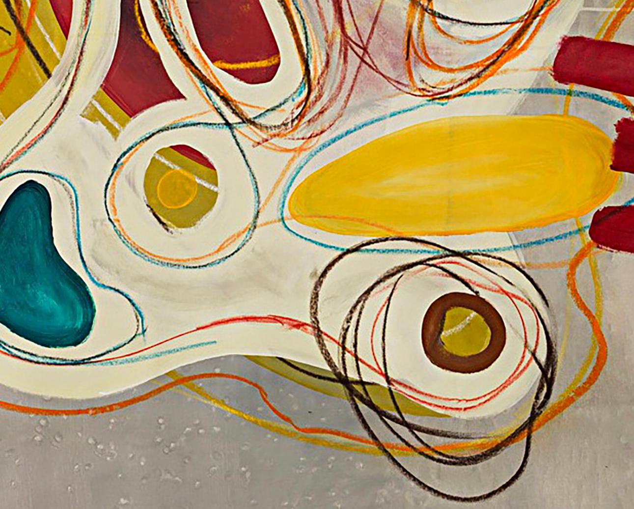 Sincro e Senza titolo, dittico. Pittura astratta a tecnica mista su tela - Painting Astratto di Alec Franco 