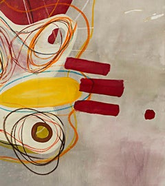 Sincro. Peinture abstraite sur toile technique mixte