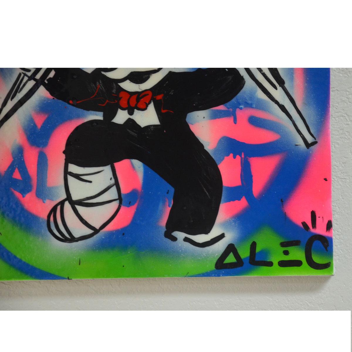 Alec Monopoly-Acryl-Gemälde „HEALTHCARE“:: mit COA 2011 3