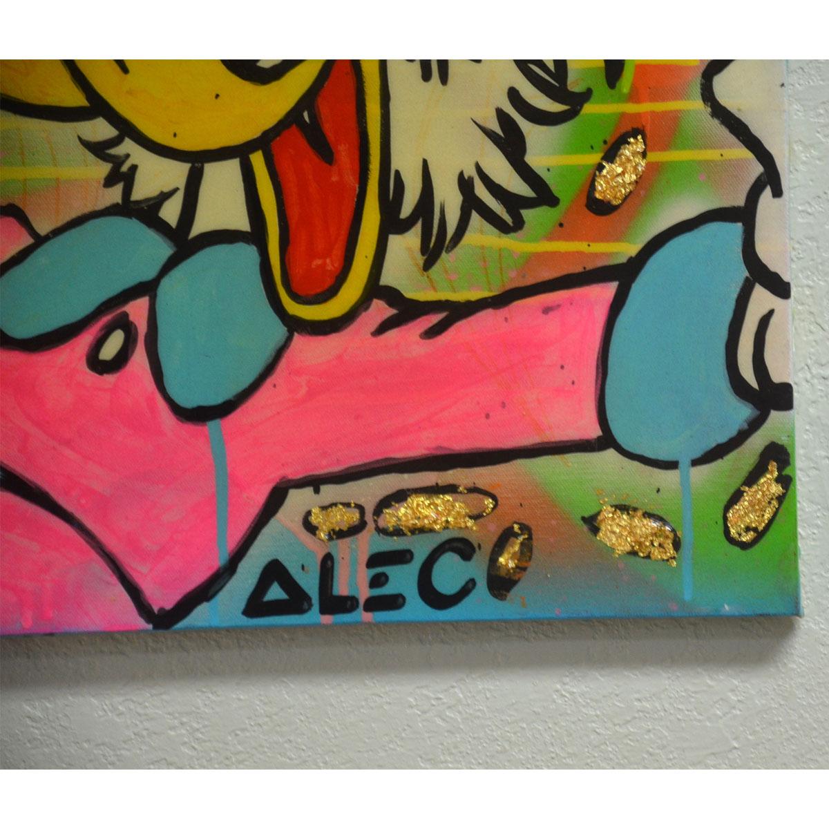 Alec Monopoly-Acryl-Gemälde „SCROOGE“ mit COA 2011 4
