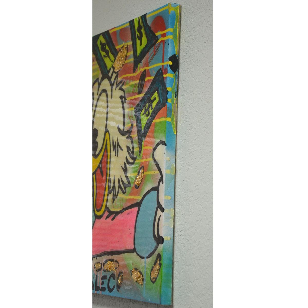 Alec Monopoly-Acryl-Gemälde „SCROOGE“ mit COA 2011 5