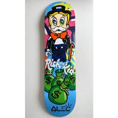 Alec Monopoly Skateboard Deck (signiert)