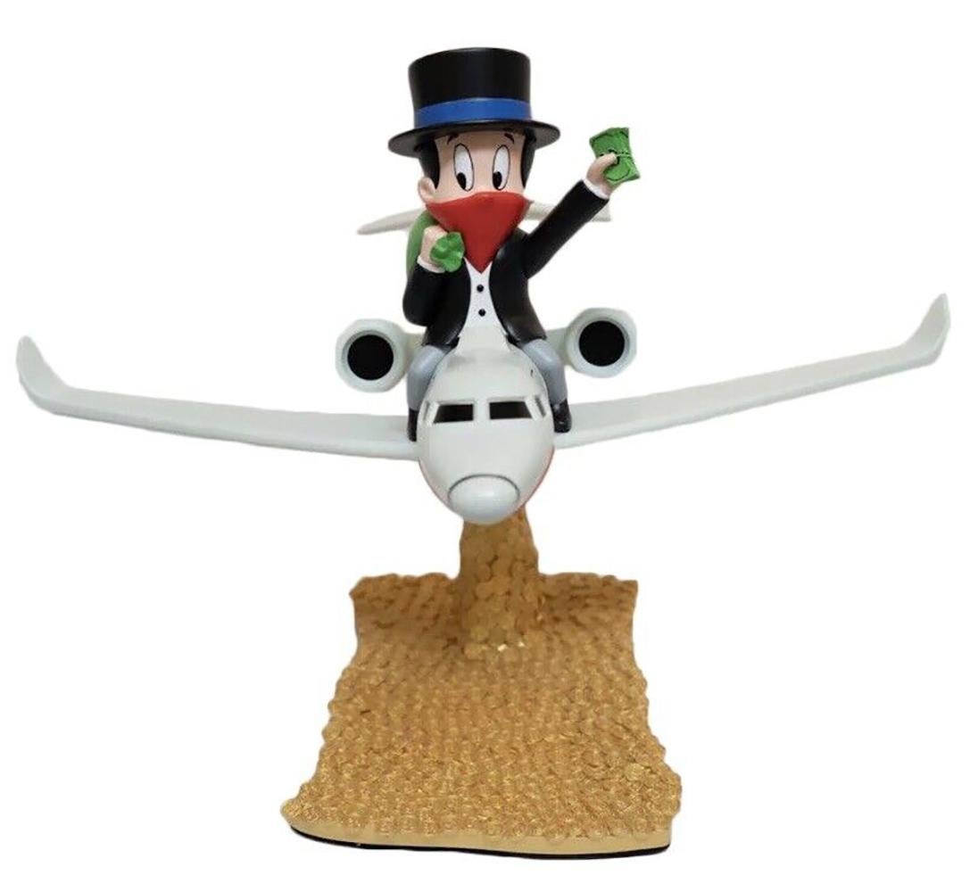 Rich Airways - Sculpture by Alec Monopoly