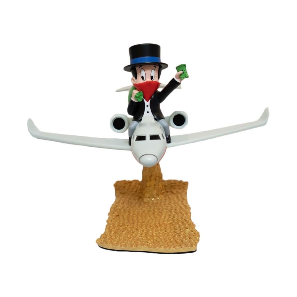 Rich Airways – Sculpture von Alec Monopoly
