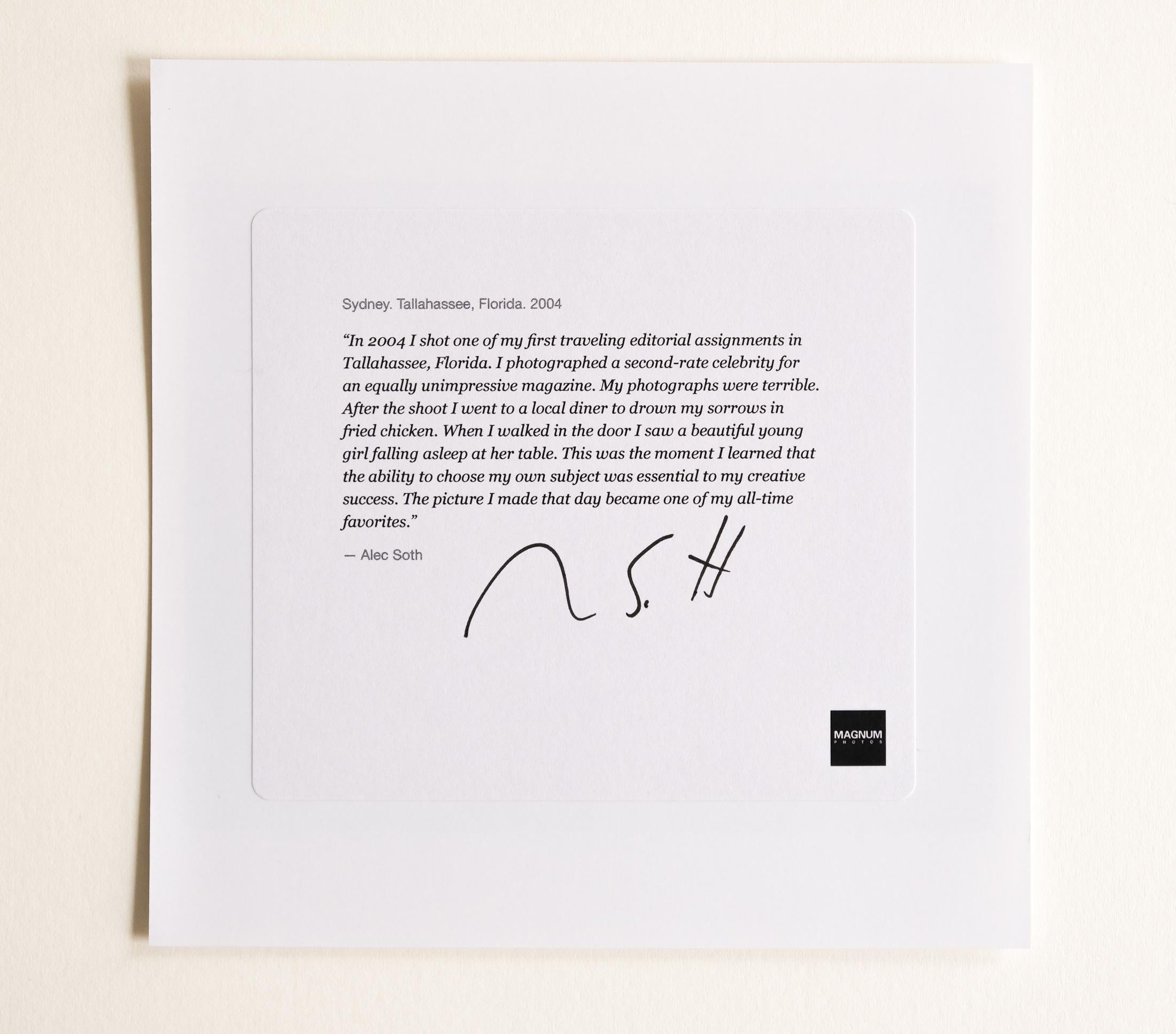 Alec Soth Sydney. Tallahassee, Florida