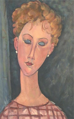 Alec Wiles (1924-2021) - Huile, Redhead, XXe siècle
