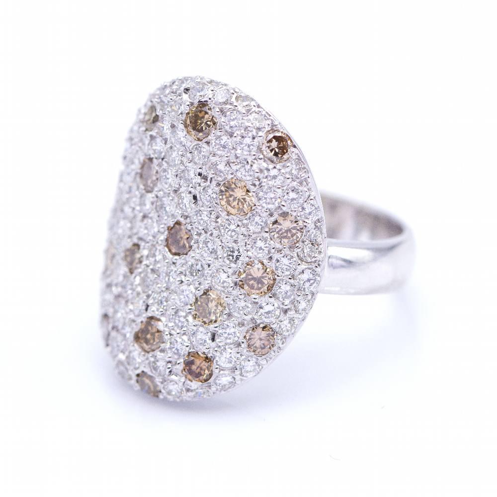 Women's ALEGORIA Ring in White Gold and Diamonds For Sale