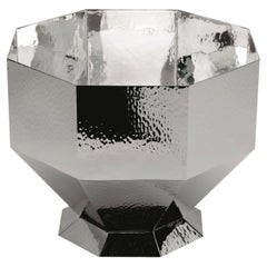 Alegria Champagnerkübel aus facettiertem Silbermessing