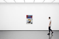 Allattare i cattivi, Pittura in stile illustrazione, Toni primari, Gesti al neon
