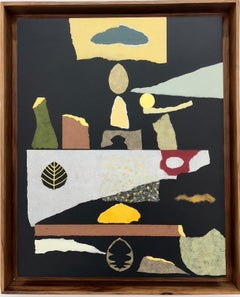 Curiosity Cabinet, Mixed Media, 39x32cm, Figurative Art, 2026