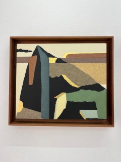 Montaña mental, Técnica mixta, 25x30cm, Abstracto geométrico, 2026