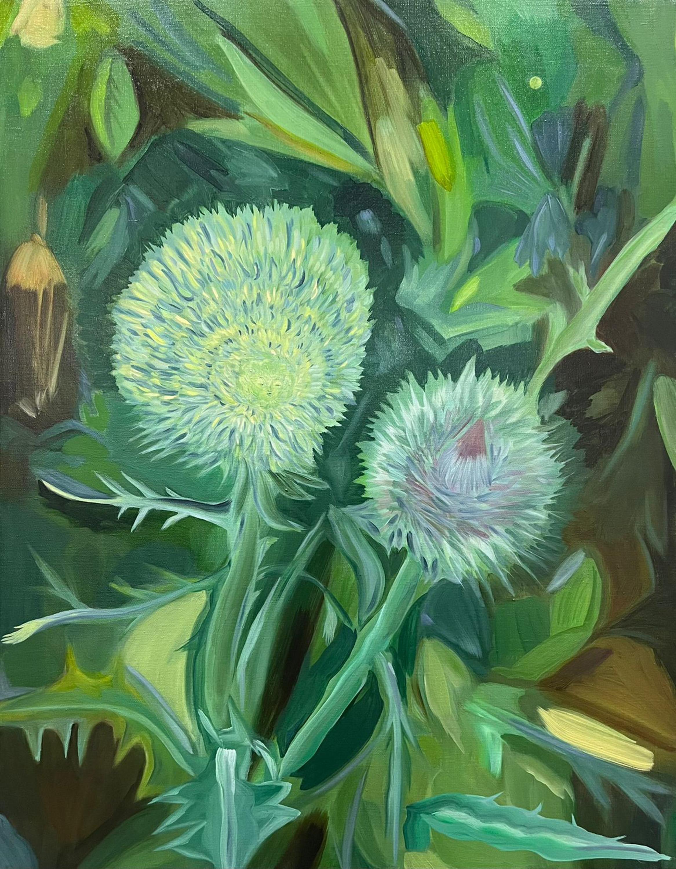 Alejandra España  Figurative Painting - Alétheia, Oil on canvas, 90x70cm, Contemporary, 2026.