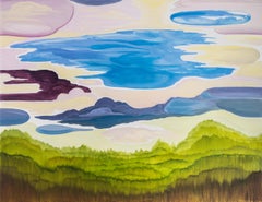 "Paisaje lenticular" landscape, nature, clouds, dawn