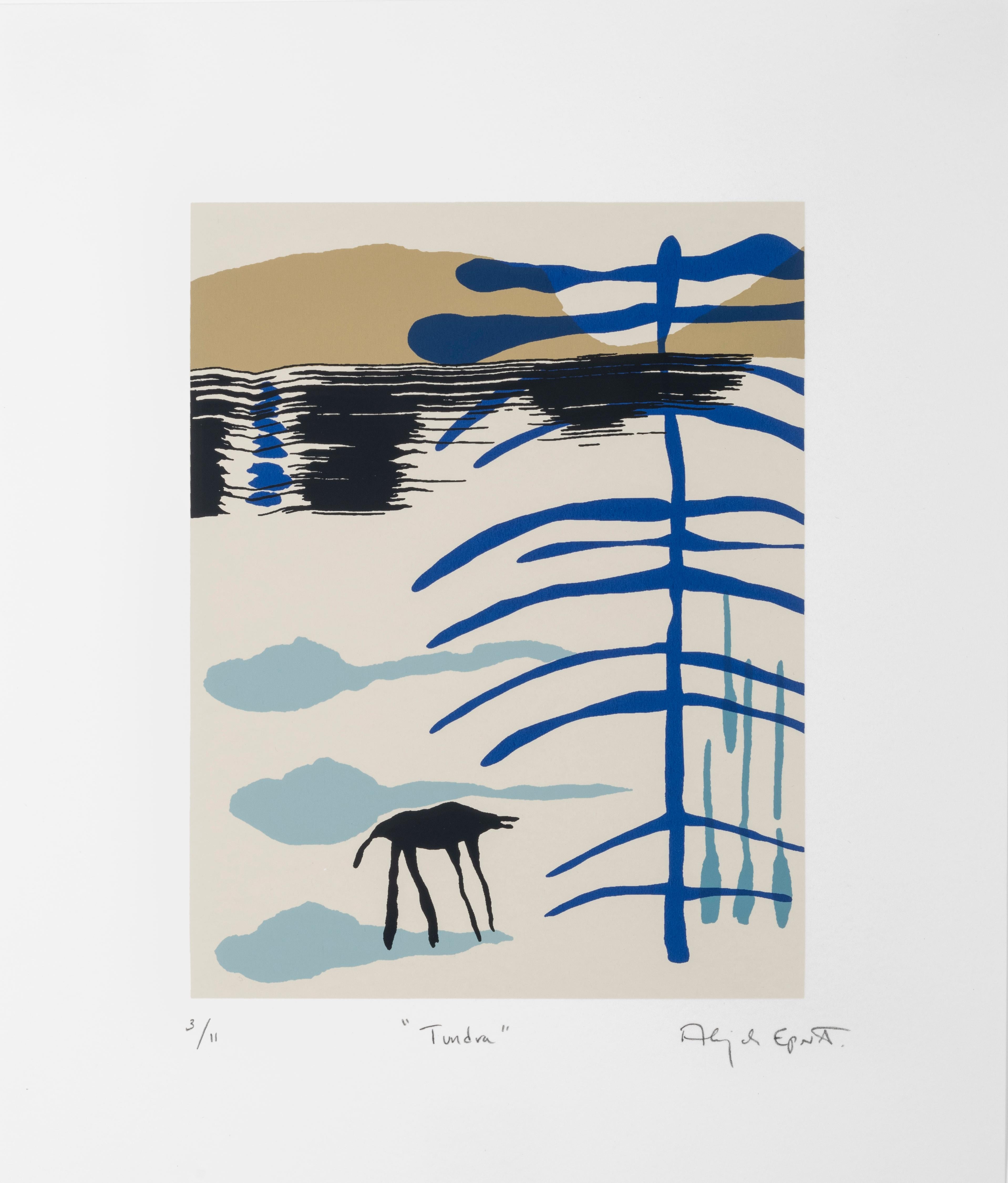 Alejandra España  Landscape Print - Tundra