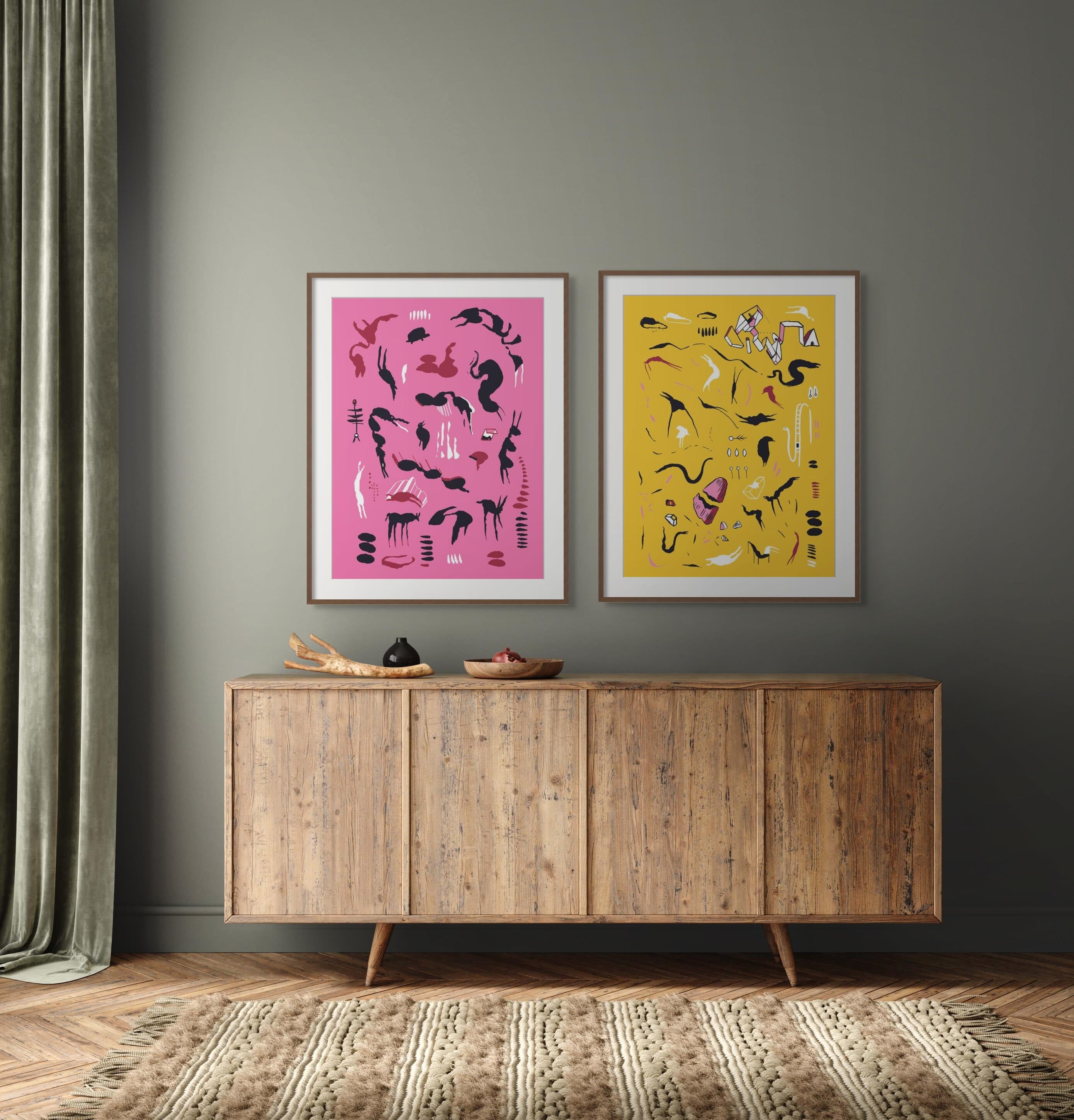 Nature is a central theme in Alejandra's work, and with this surreal vibrant landscape, we can notice her profound curiosity about the cycles that occur in the natural world that turn out to be transformative and ever-changing.  

In addition to