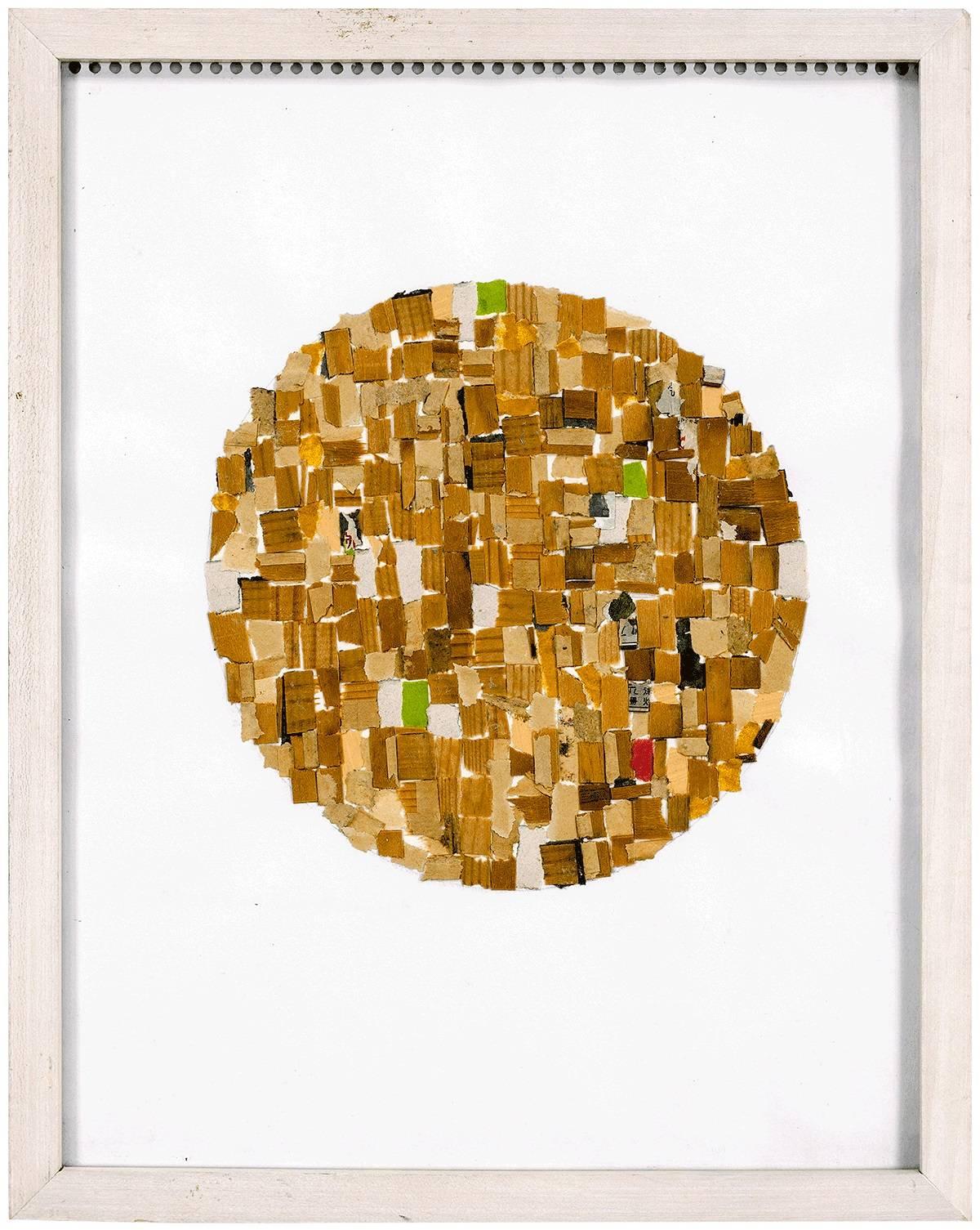 Collage astratto a tecnica mista - Mixed Media Art di Alejandra Icaza
