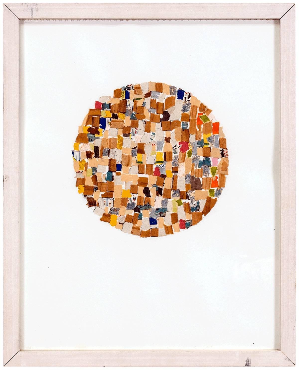 Collage astratto a tecnica mista - Mixed Media Art di Alejandra Icaza