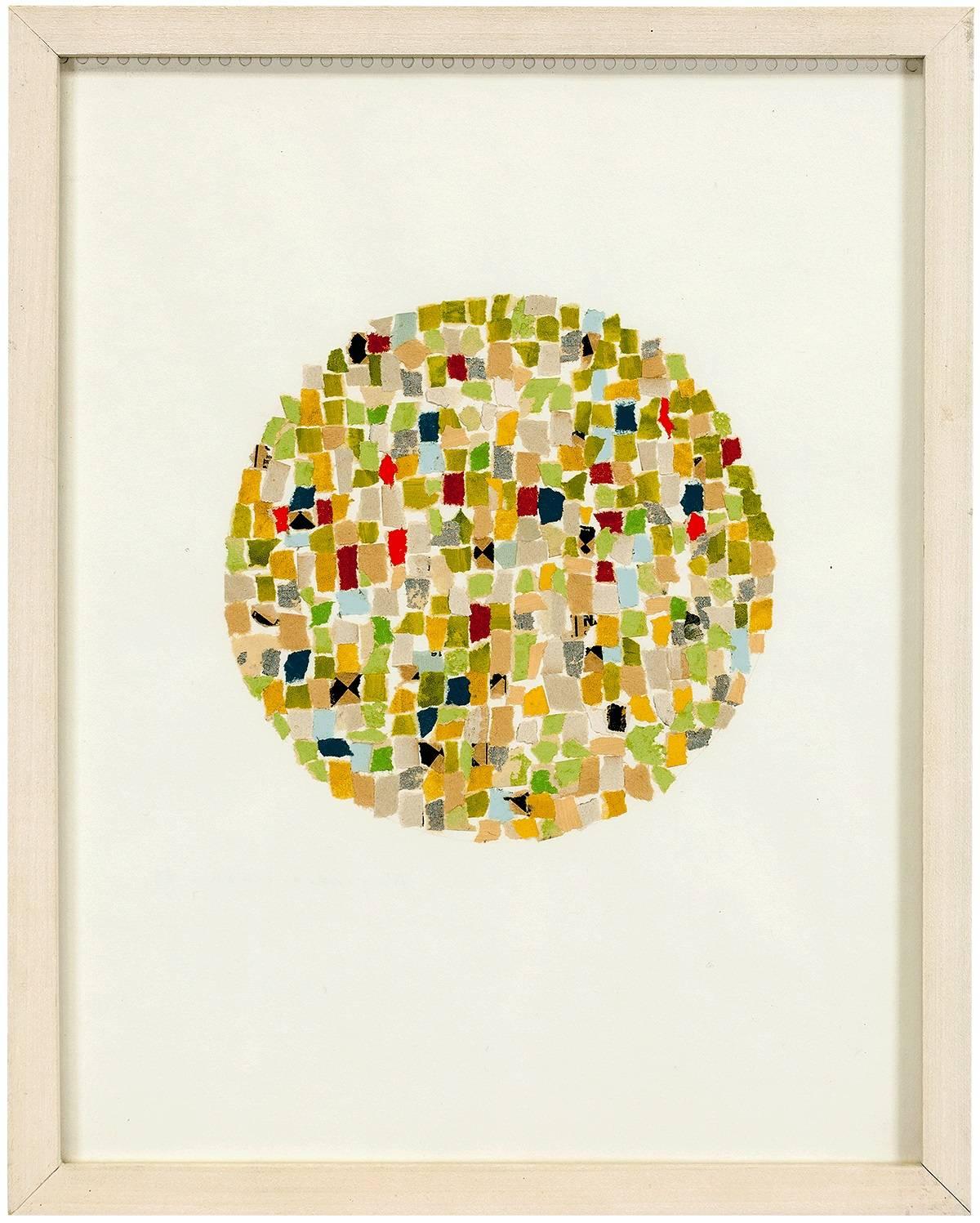 Collage astratto a tecnica mista