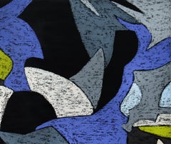 Senza titolo XII, pittura astratta ad olio su tela