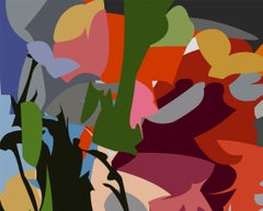 2107, Acrylic on Canvas abstract painting