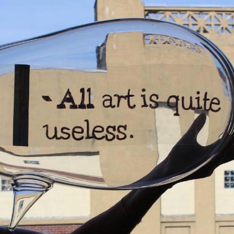 Alejandra Seeber All Art is Quite Useless For Sale at 1stDibs