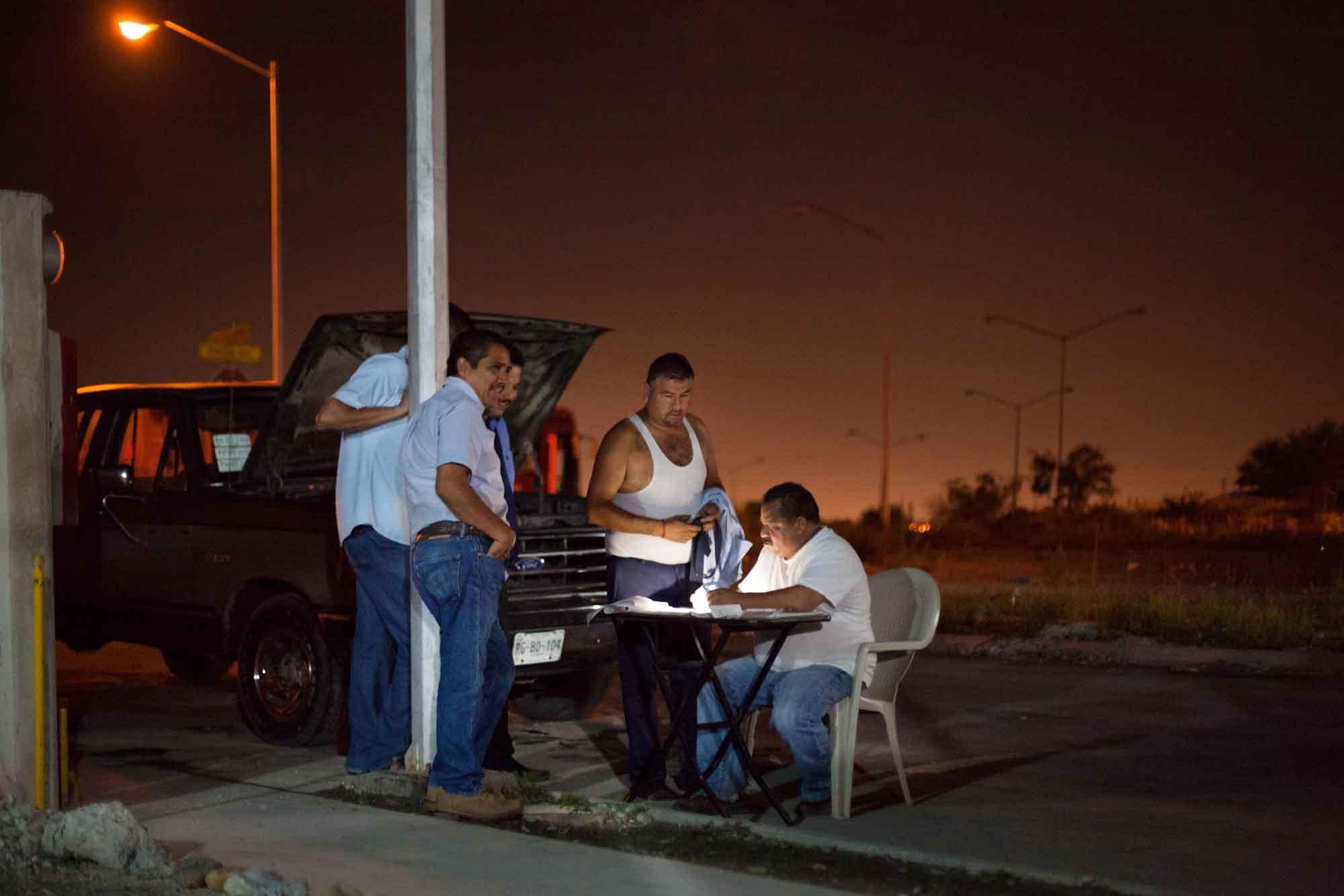 Alejandro Cartagena Color Photograph - Untitled #2 (Suburban Bus)