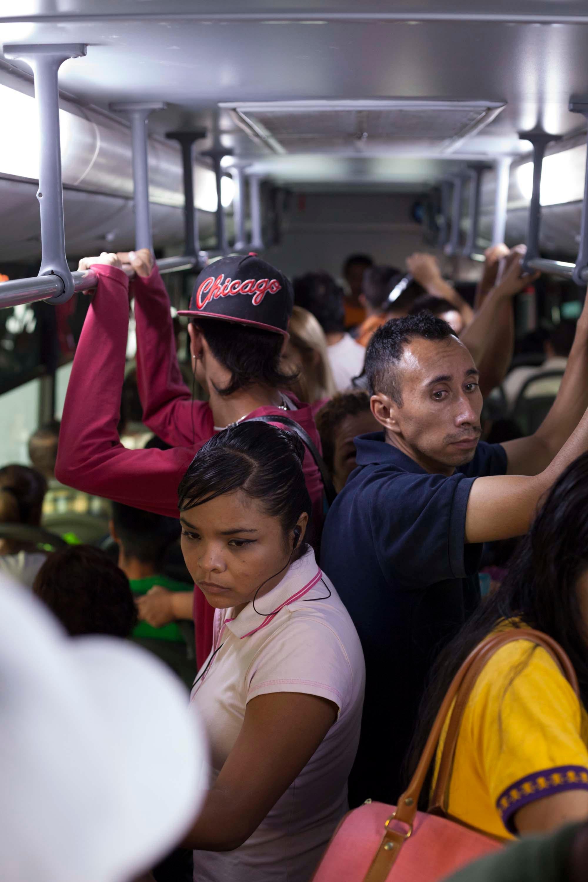 Alejandro Cartagena Color Photograph - Untitled #34 (Suburban Bus)