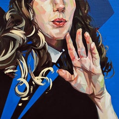 Gesto y barrera - Retrato contemporáneo del siglo XXI de una mujer