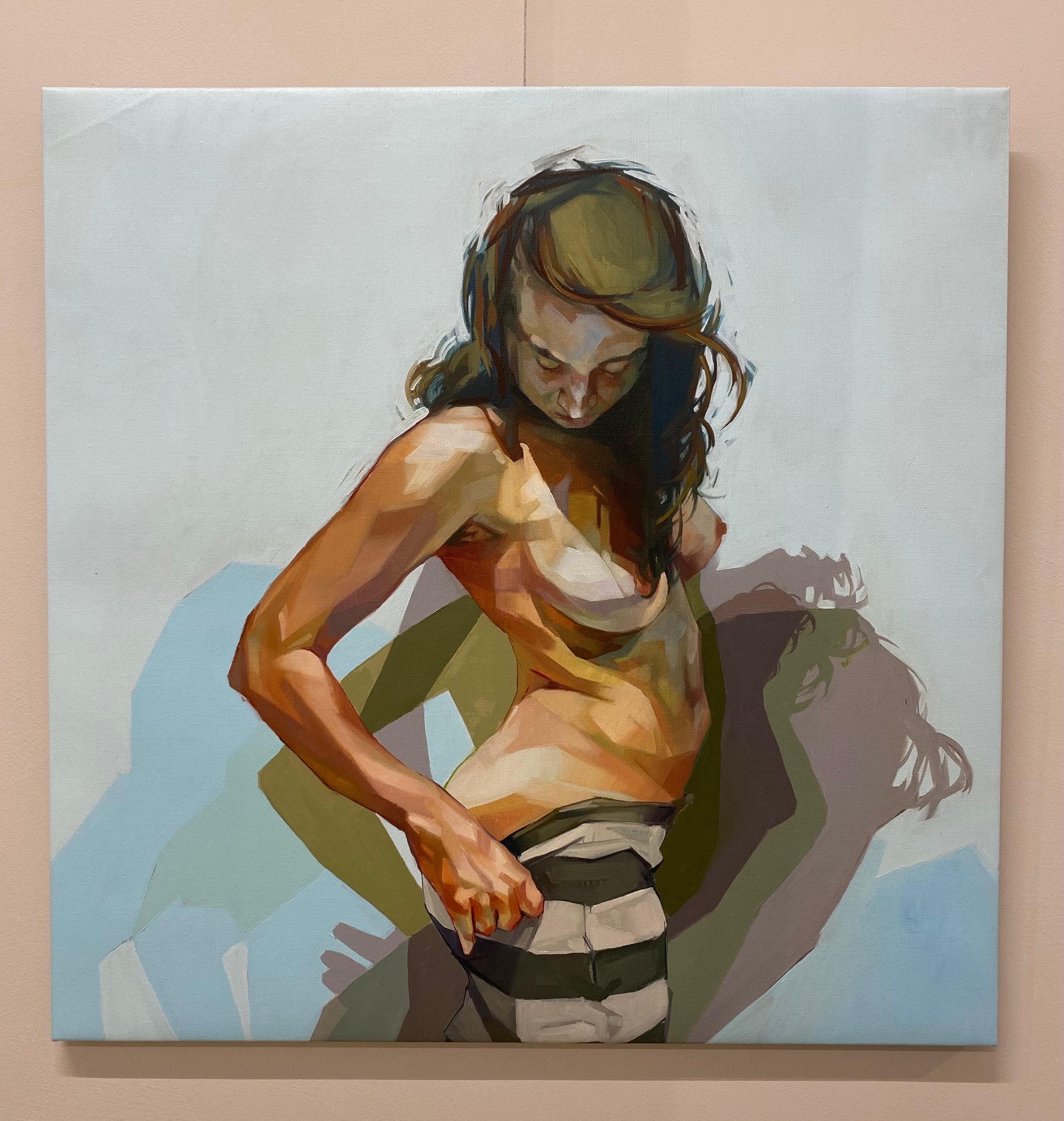 Sin título - Pintura contemporánea del siglo XXI de una mujer - Painting de Alejandro Casanova