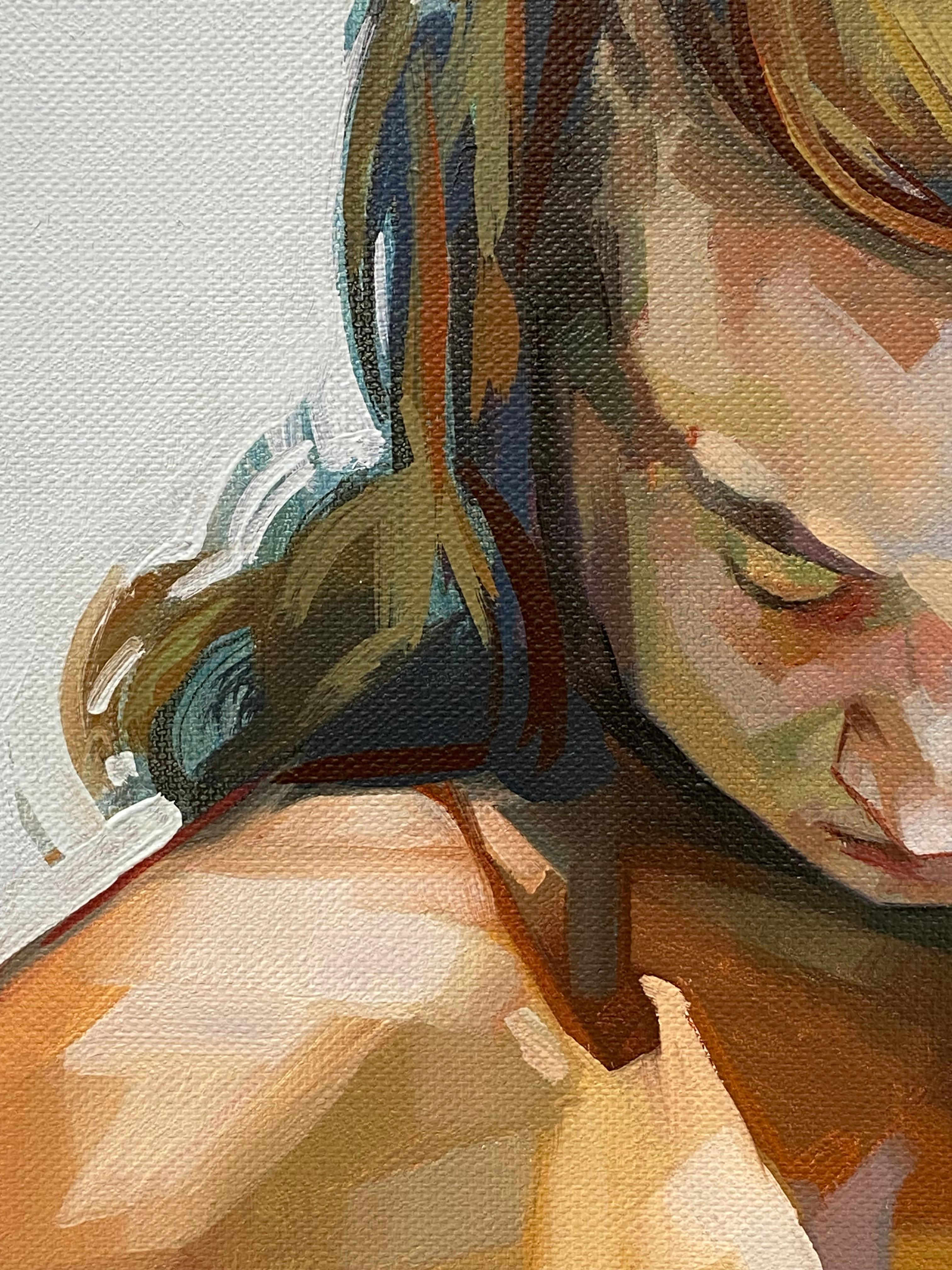Sin título - Pintura contemporánea del siglo XXI de una mujer - Painting Contemporáneo de Alejandro Casanova