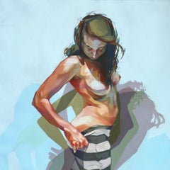 No title - 21st Century Contemporary Painting of a woman