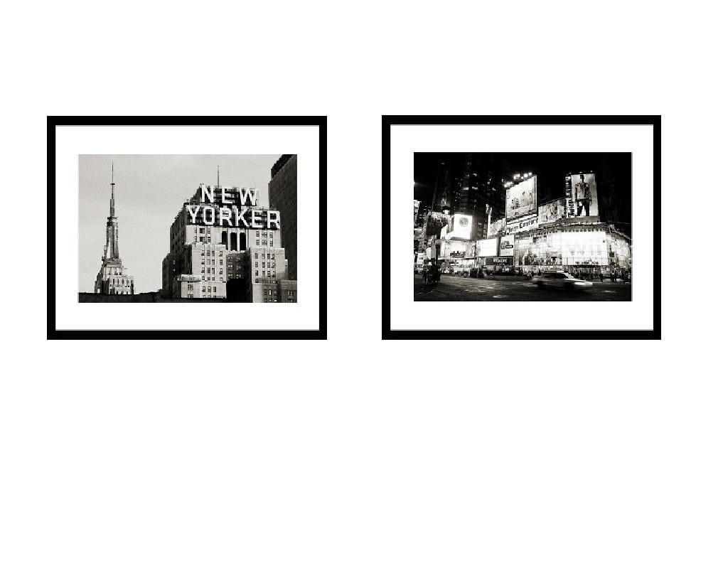 Alejandro Cerutti Black and White Photograph - I LOVE New York I" and New Yorker" - PAIR of PHOTOS (Award winning photos)
