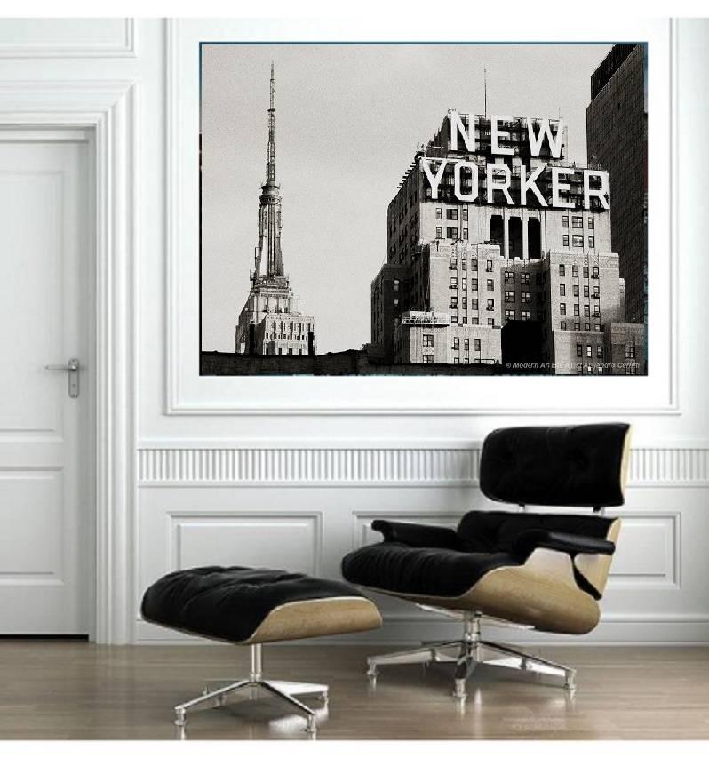 New Yorker 20 x 30 in. print with deckled edges, unframed - Photograph by Alejandro Cerutti