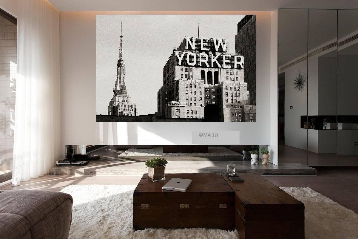 Photographie - Photographie d'art paysager en noir et blanc de la ville de New York en vente 7