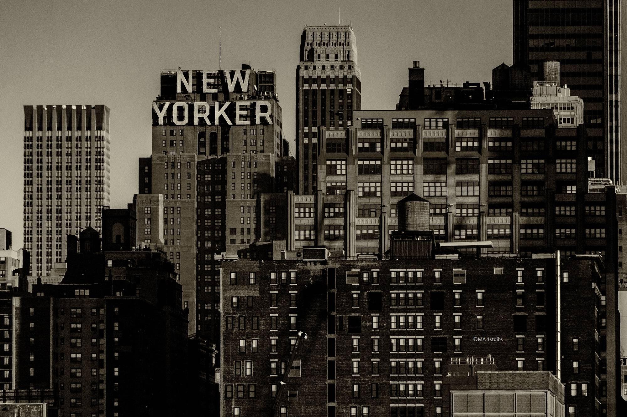 Photographie - Photographie d'art paysager en noir et blanc de la ville de New York, Bridges en vente 7