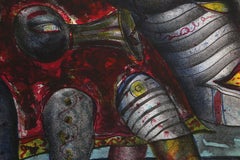 Autobus, surrealistische Lithographie von Alejandro Colunga