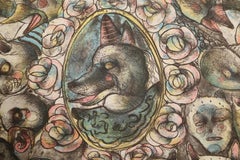 Nina con Vestido de Animalitos von Alejandro Colunga