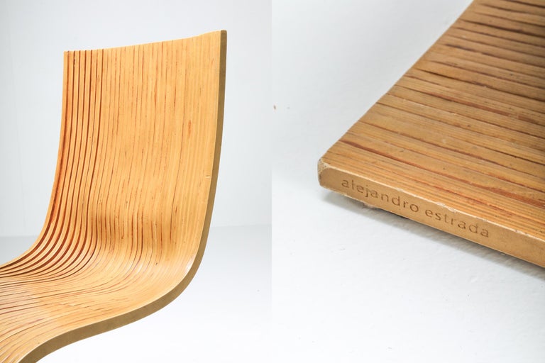 Alejandro Estrada Bamboo Dining Chairs for Piegatto For Sale 5