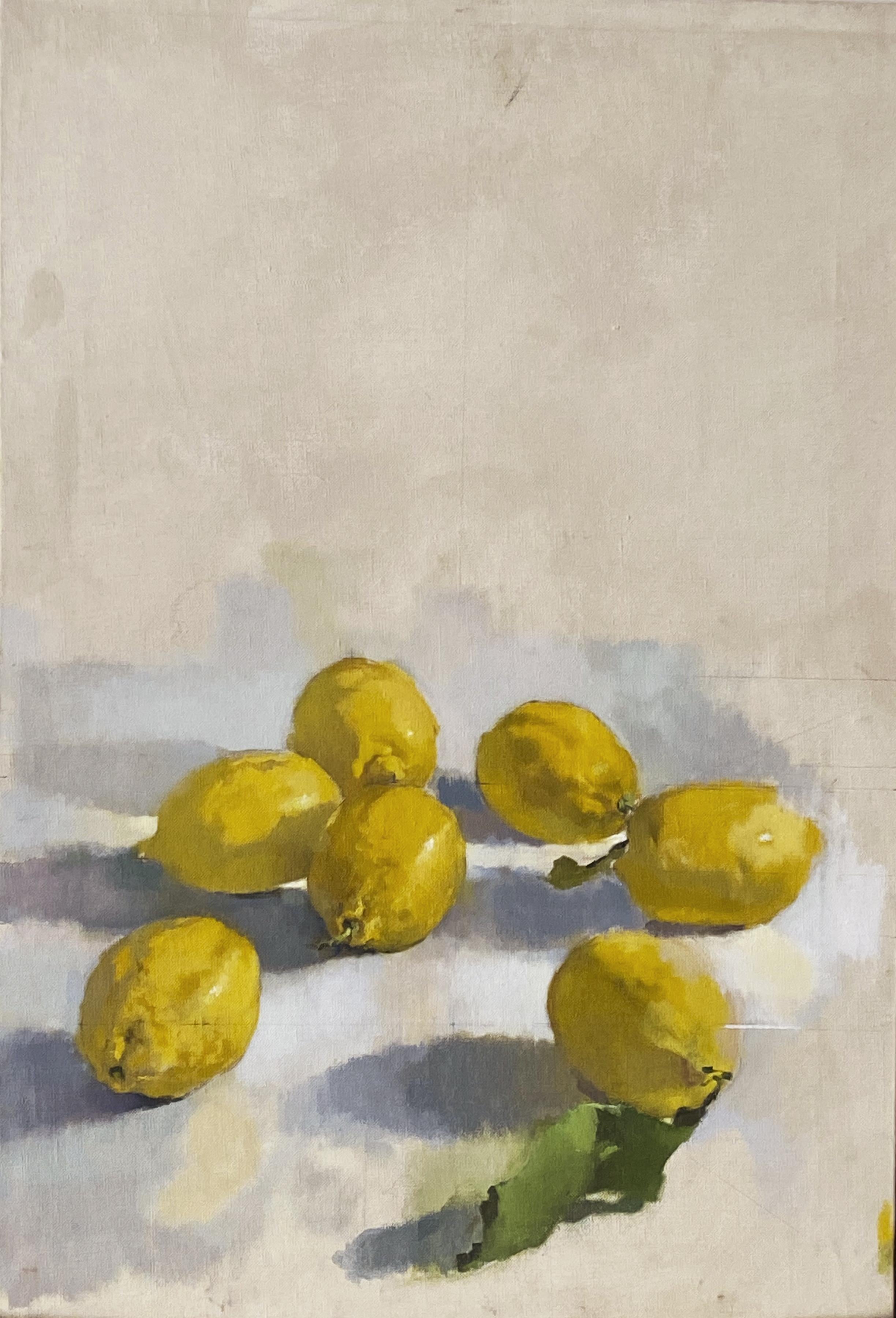 Lemmons. Figurativo, Realismo, bodegón, óleo sobre lienzo