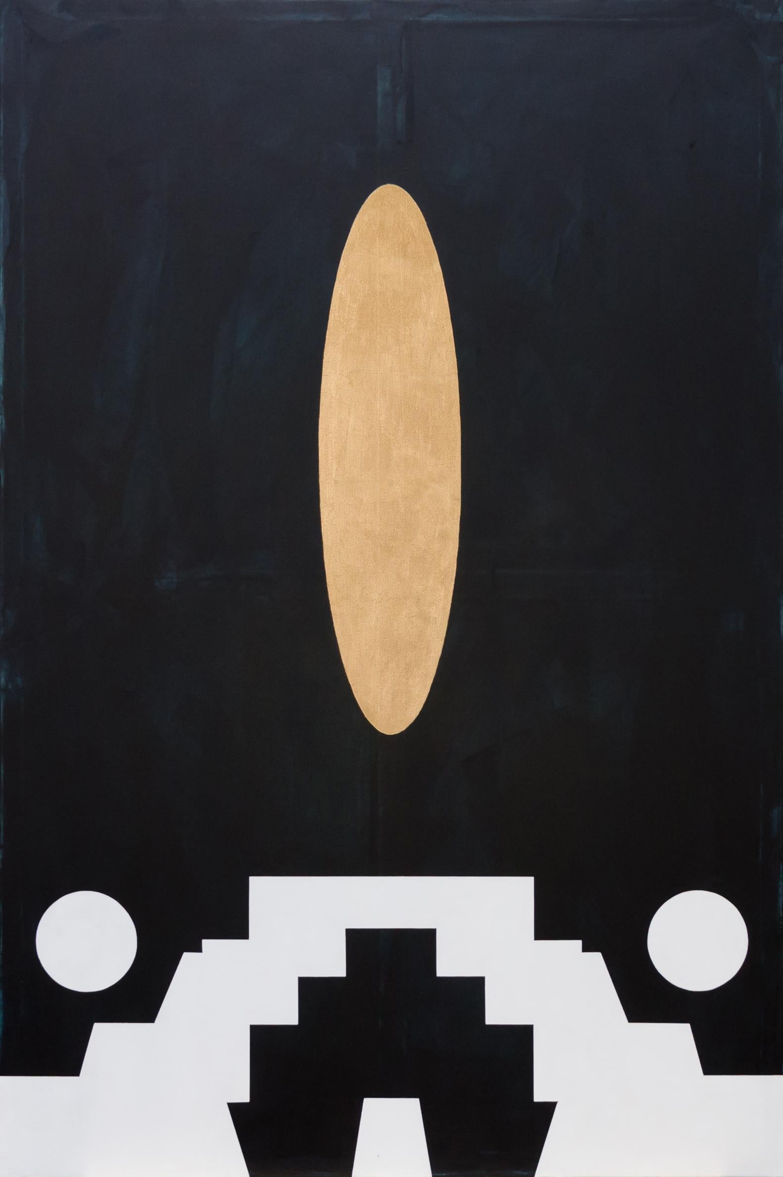 El Espejo sobre la Piedra, Contemporary Art, Abstract Painting, 21st Century