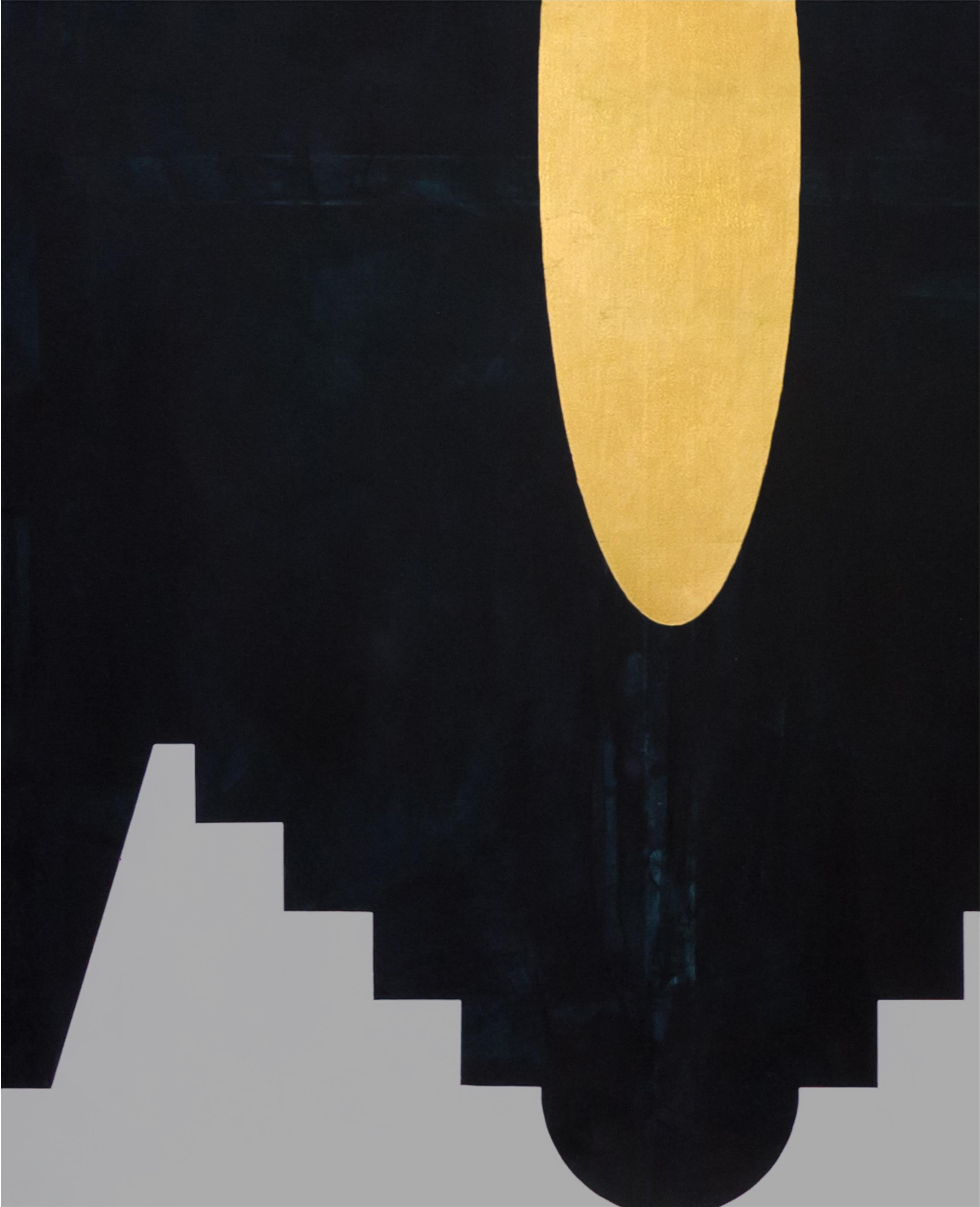 El Xitle, Art contemporain, Peinture abstraite, 21ème siècle - Abstrait Painting par Alejandro Legorreta 