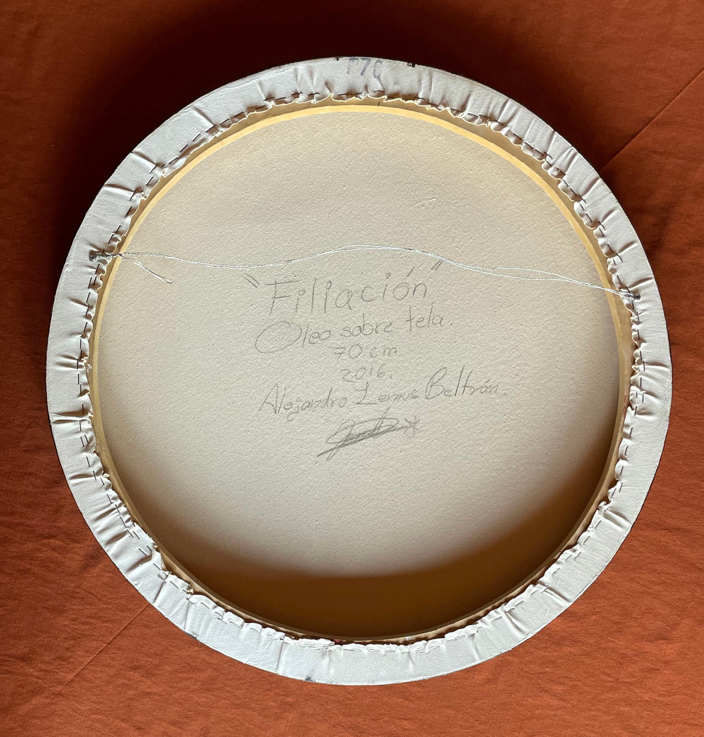 filiación - Painting by Alejandro Lemus Beltran
