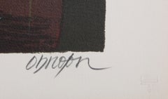 El Grito de Galan, serigrafia surrealista autografata di Alejandro Obregón