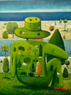 L'Homme Vert contemple le coucher de soleil