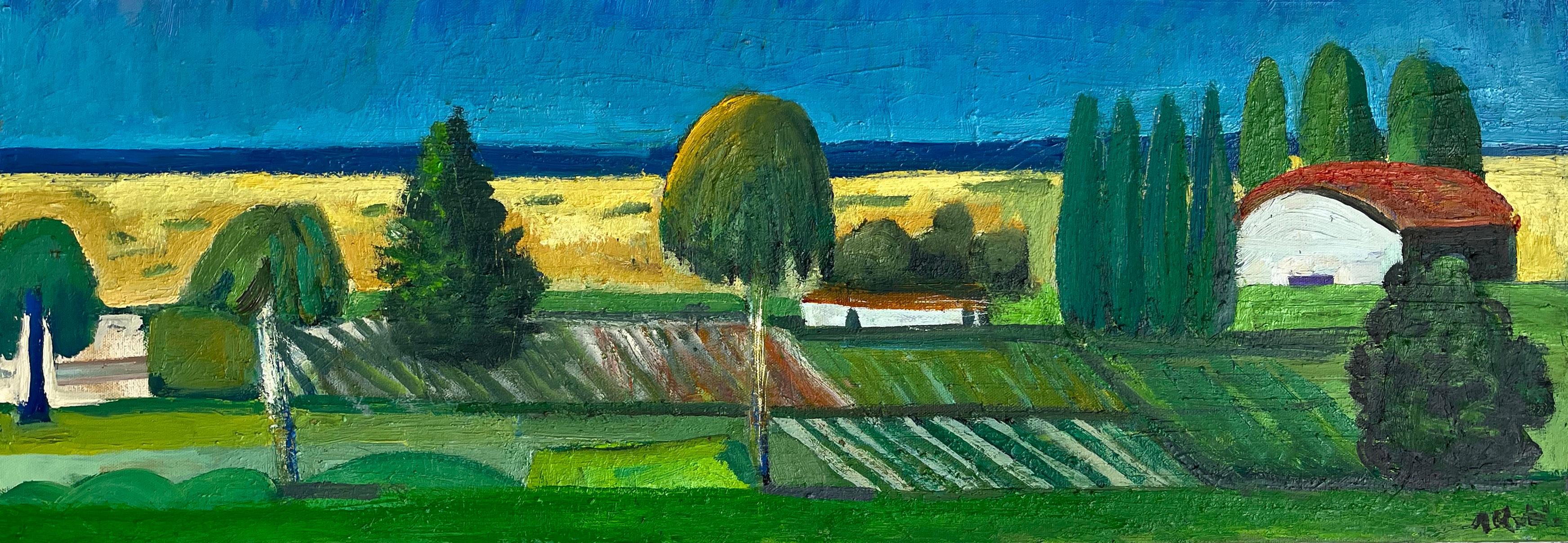 Landscape Painting di Alejandro Rubio - Tetto Rosso