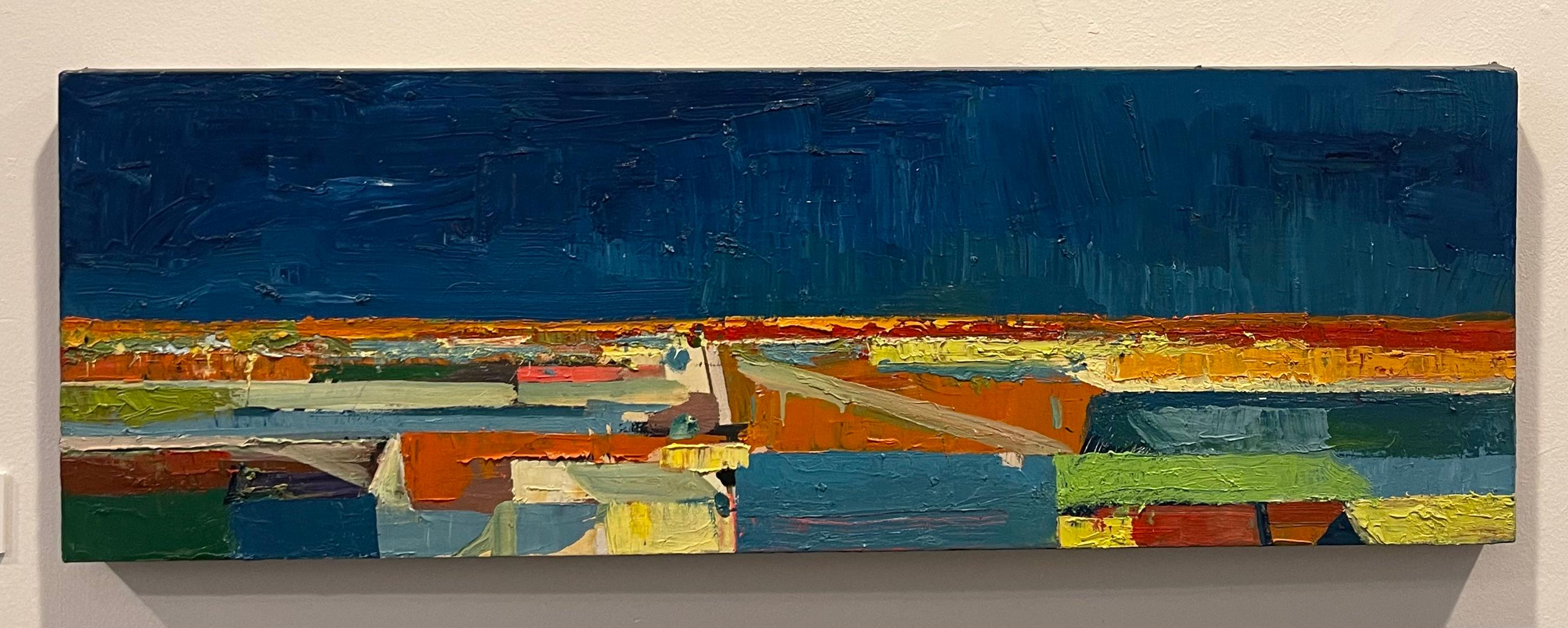 Paesaggio senza titolo (dopo Richard Diebenkorn) - Painting di Alejandro Rubio