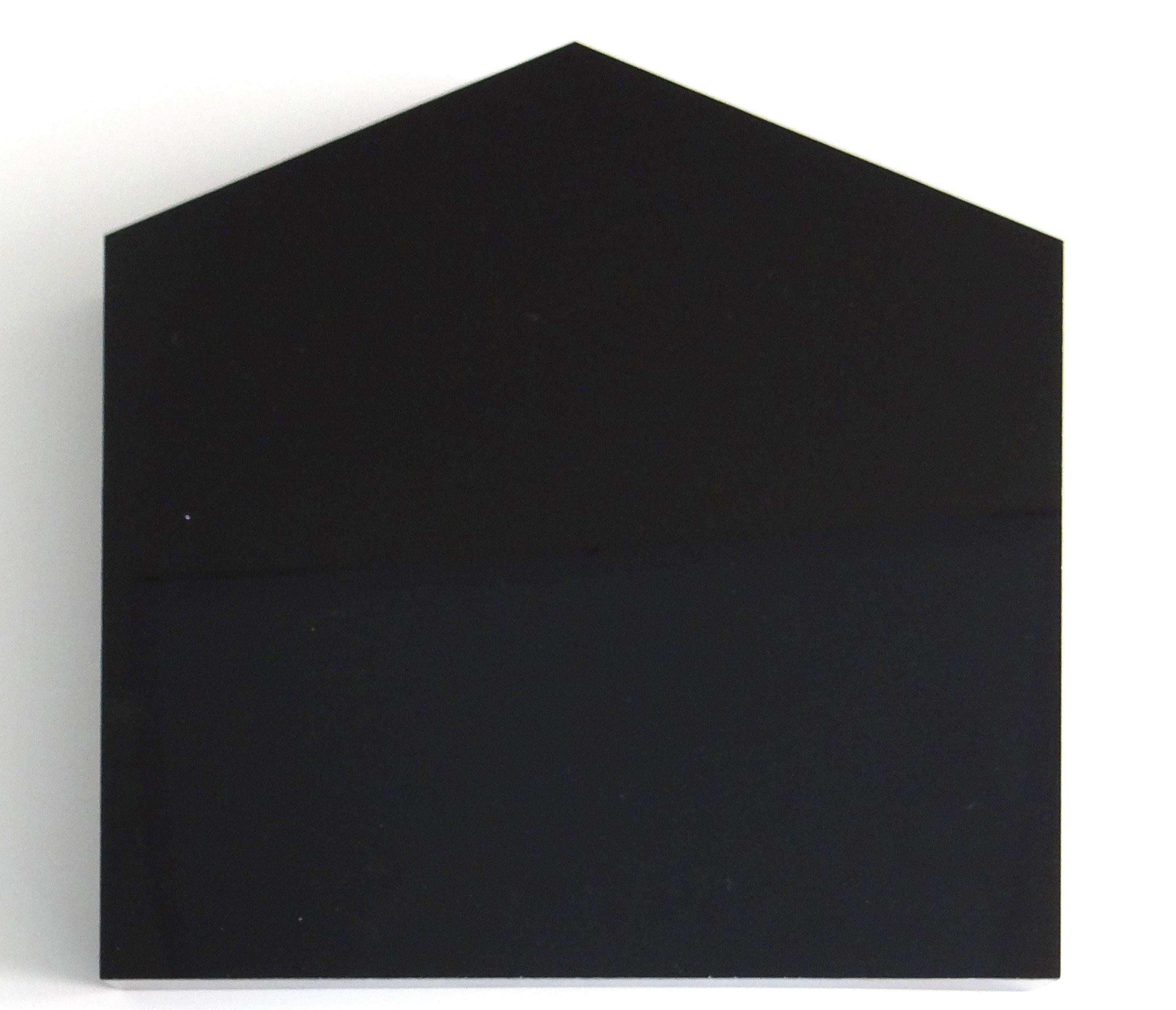 Epitafios, One of a Kind Plexiglass Wall Sculpture - Black Abstract Sculpture by Alejandro Valencia