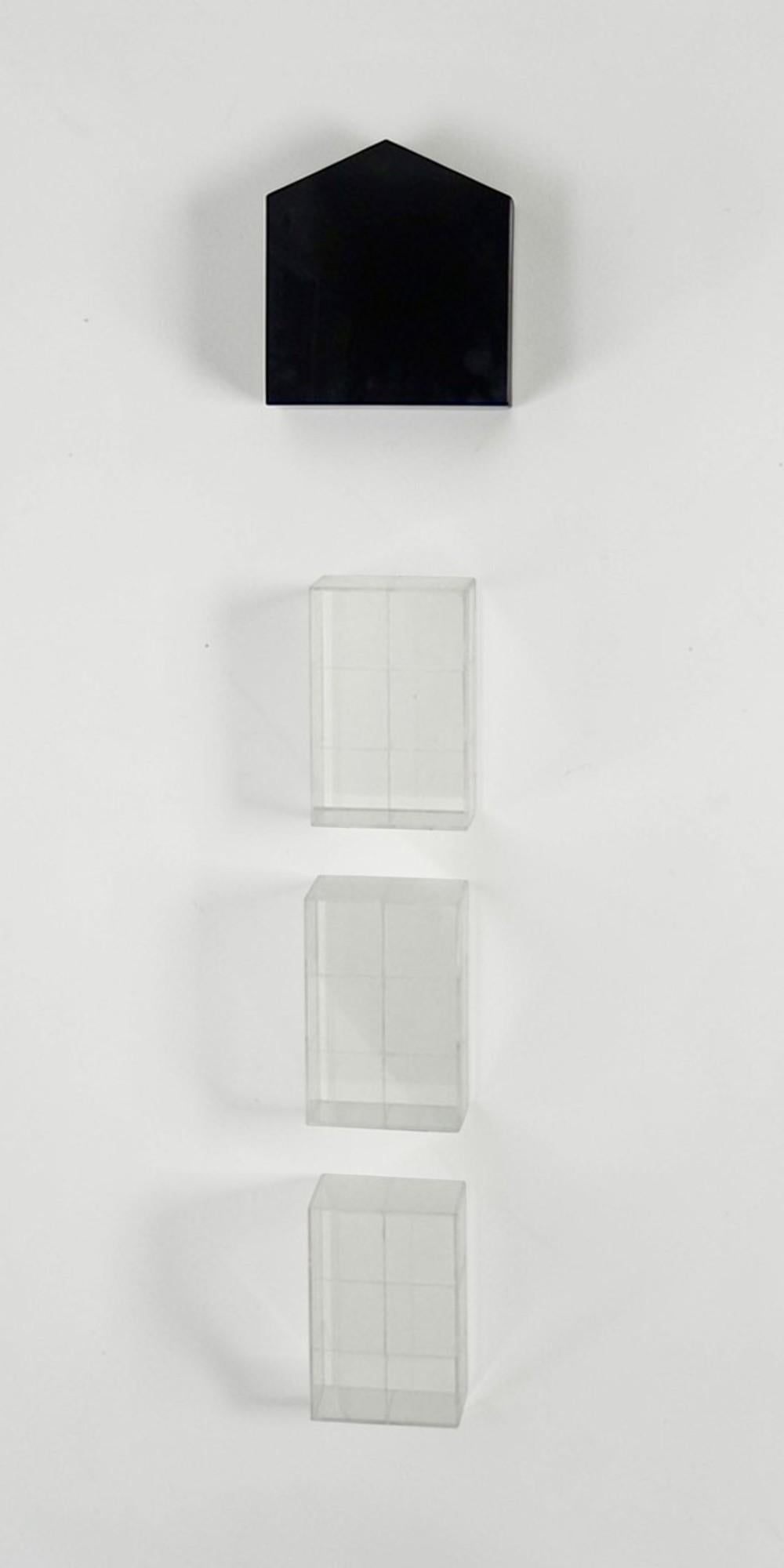 Epitafos and Etapas 1-3, Plexiglass Wall Sculpture Series