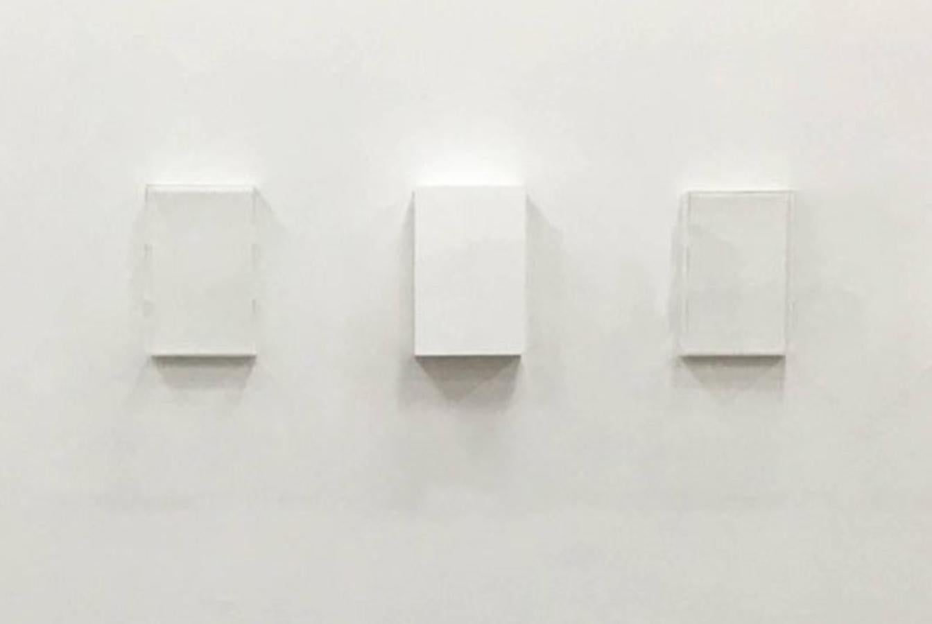 Etapas 1-3 Plexiglas-Wandskulptur  (Braun), Abstract Sculpture, von Alejandro Valencia